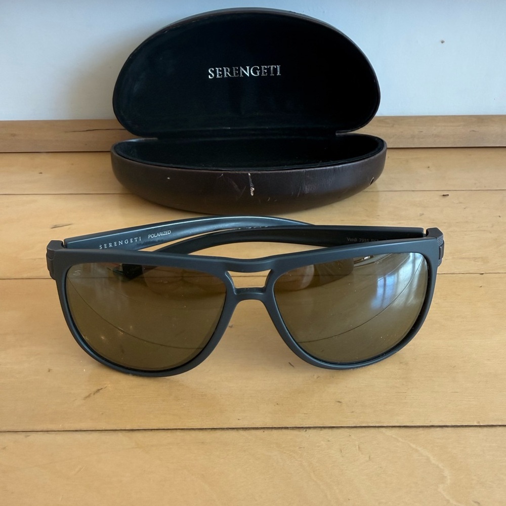 Serengeti Verdi Gray Sunglasses -Polarized